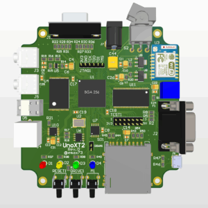 Печатная плата UnoXT2 #713(1266) rev.D (зелёная маска)