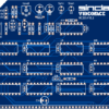 Печатная плата ZX-Videoface RC2014 Card #670(1351) (синяя маска) — изображение 2