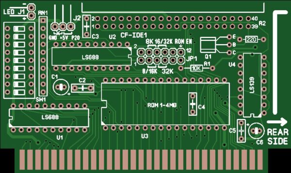Печатная плата XT-CF-Lite #1084 (синяя маска)