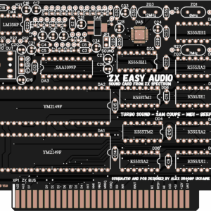 Печатная плата ZX Easy Audio #1530 (черная маска)