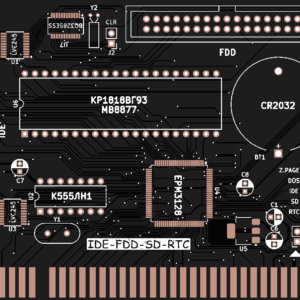 Печатная плата Pentadiv #1529 (черная маска)